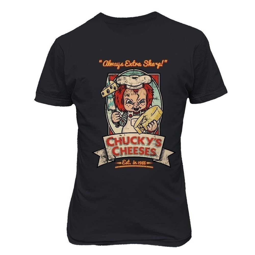 Chucky Cheese Childs Play Horror Graphic T-Shirt